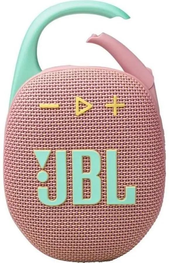 Портативная колонка JBL Clip 5 (розовый) (JBLCLIP5PINK)