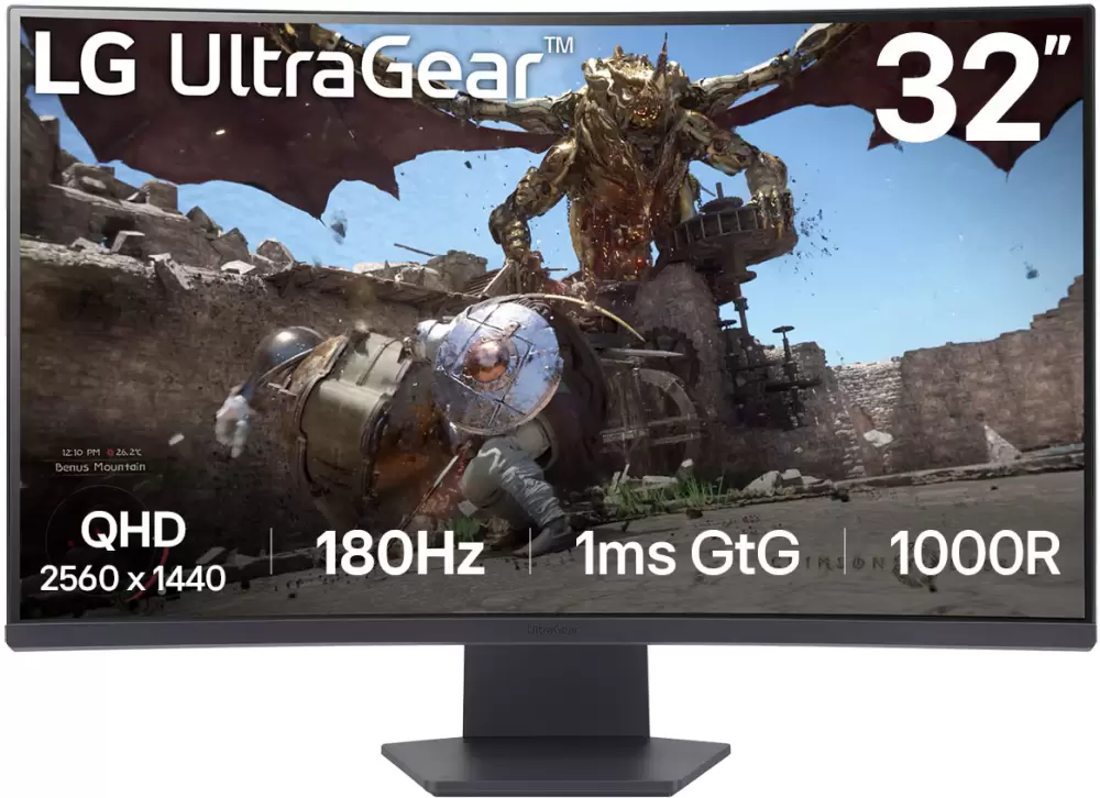Монитор 32" LG UltraGear 32GS60QC-B