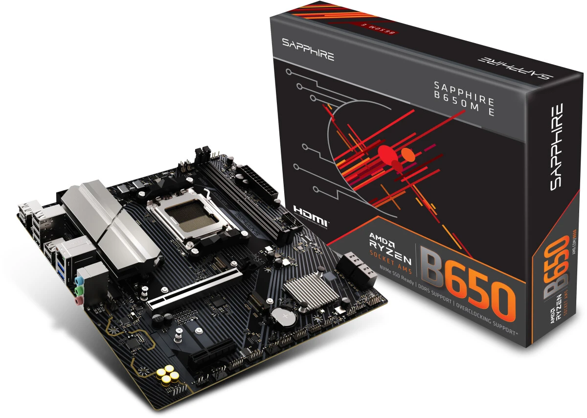 Материнская плата Sapphire B650M-E (52112-04-40G)
