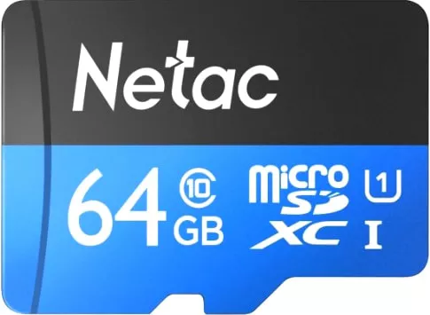 Карта памяти 64Gb Netac P500 Standard (NT02P500STN-064G-R)