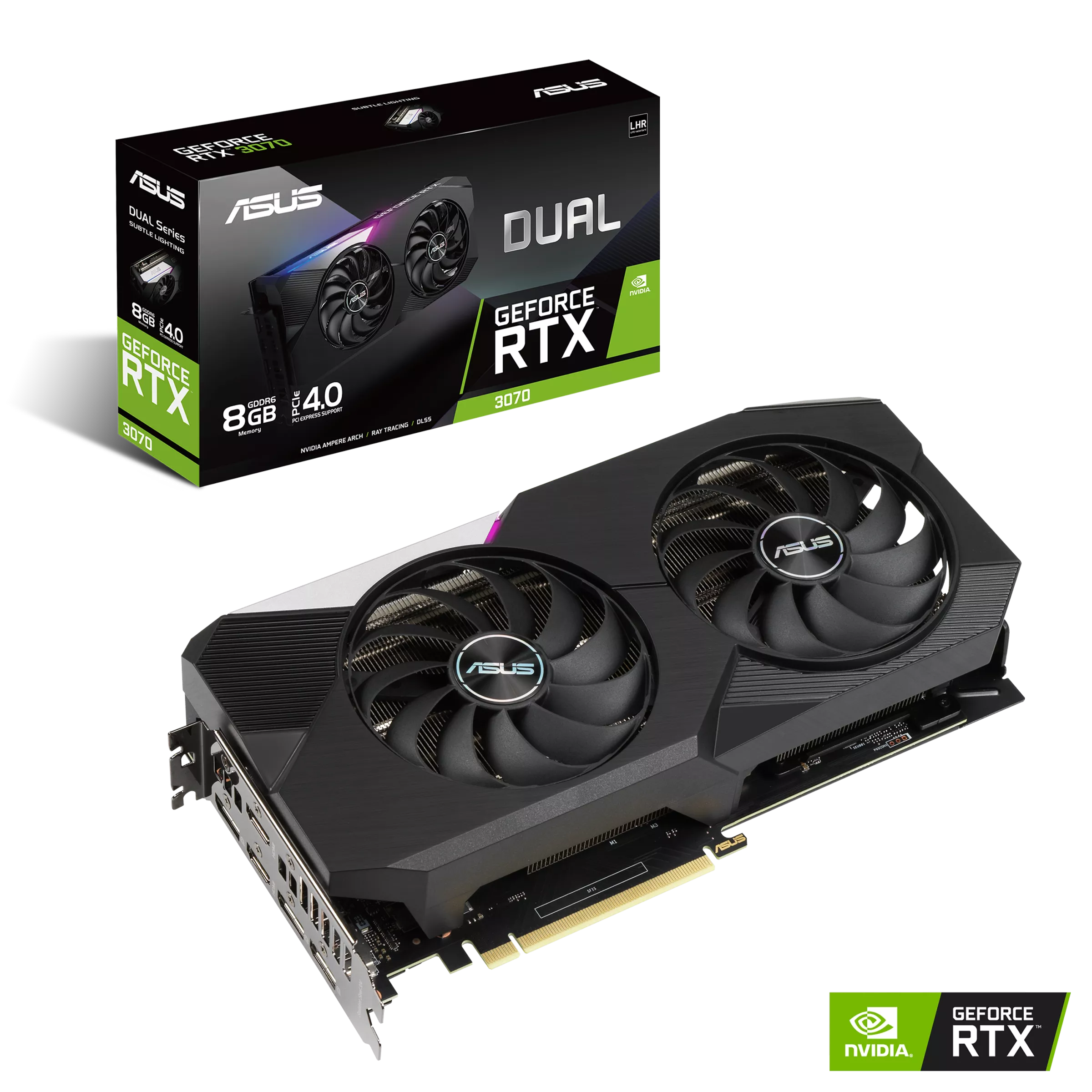 Видеокарта ASUS RTX 3070 (DUAL-RTX3070-8G-V2)