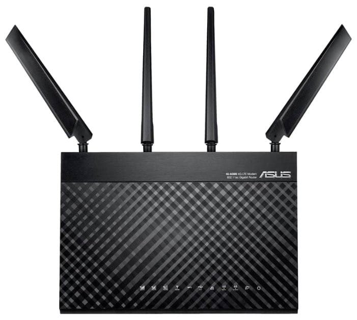 Маршрутизатор Asus 4G-AC68U (1900Mbit/s, 2.4GHz + 5GHz, 4xGLAN, 1xUSB 3.0, 3G/4G SIM)