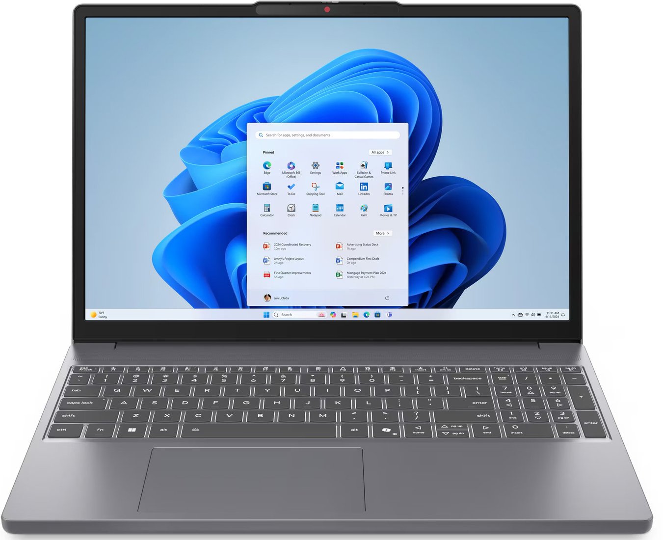 Ноутбук Lenovo IdeaPad Slim 3 15IRH10 (83K100CQRM)