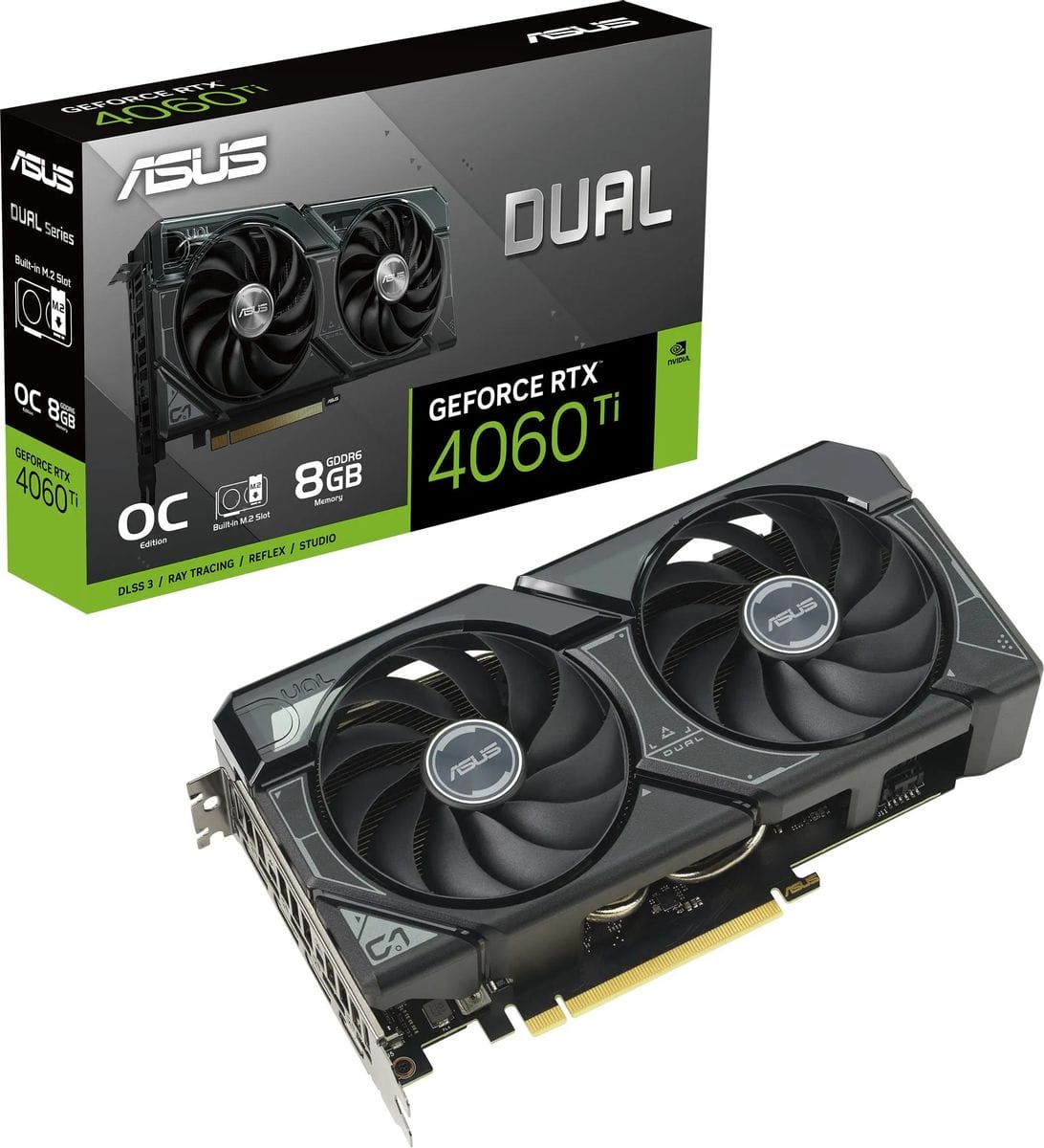 Видеокарта Asus RTX 4060Ti SSD OC Edition 8GB (DUAL-RTX4060TI-O8G-SSD)