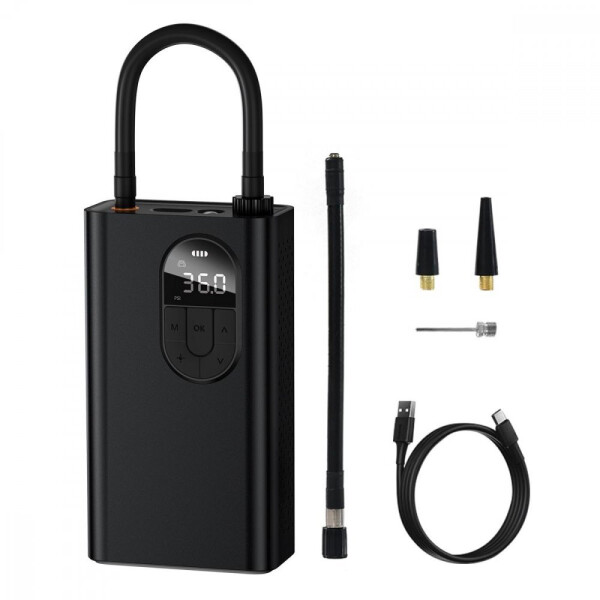 Автомобильный компрессор Baseus Energy Source Inflator Black (CRNL040001)