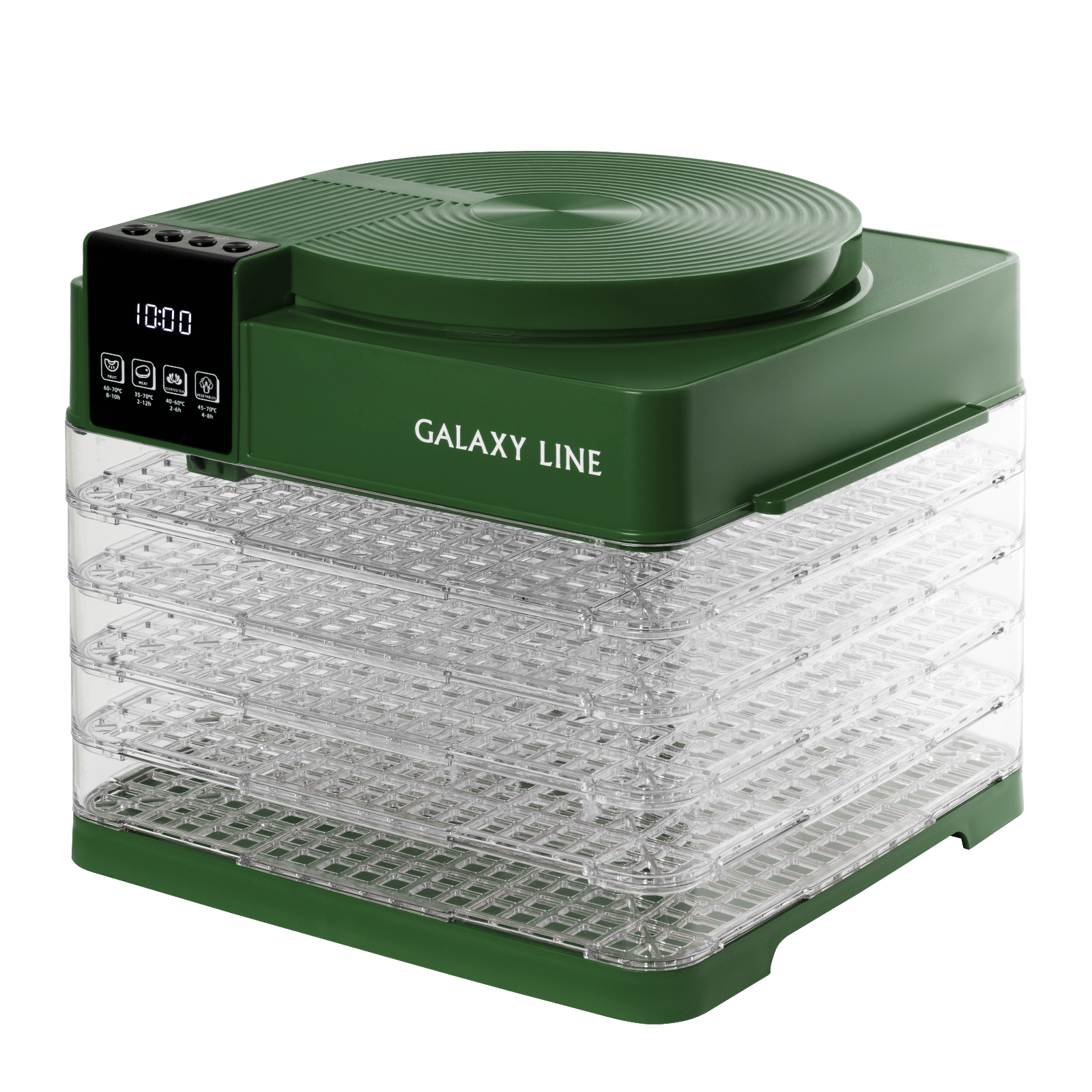 Сушилка для овощей и фруктов Galaxy Line GL2630 (зеленый)
