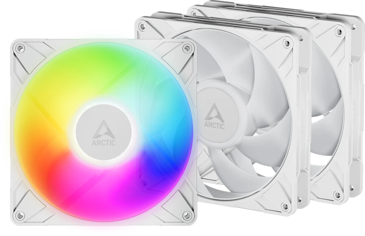 Набор вентиляторов Arctic P14 Pro A-RGB White PST 3xPack 140mm (ACFAN00321A)