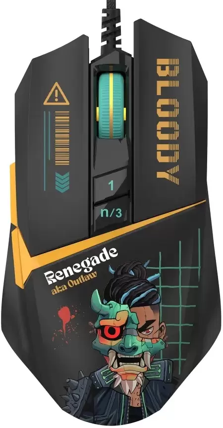 Мышь A4Tech Bloody W63 Max Renegade Midnight
