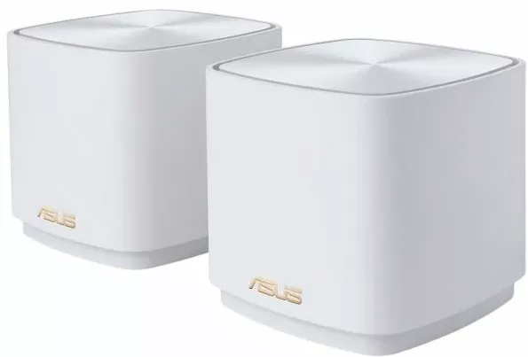 Беспроводной маршрутизатор (Wi-fi роутер) Asus ZenWiFi AX Mini XD4 (2 шт, белый) (90IG05N0-MO3R40)