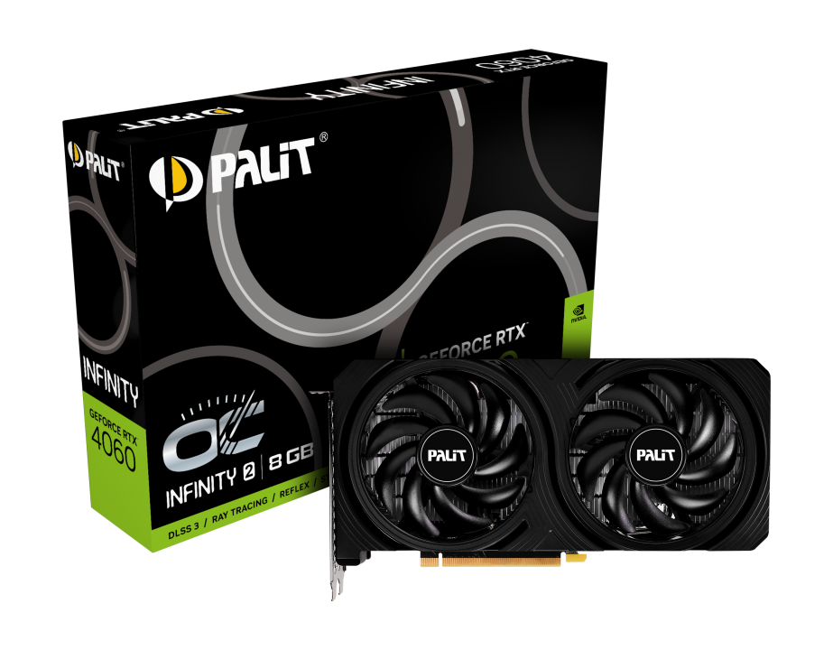 Видеокарта Palit RTX 4060 Infinity 2 OC (NE64060S19P1-1070L)