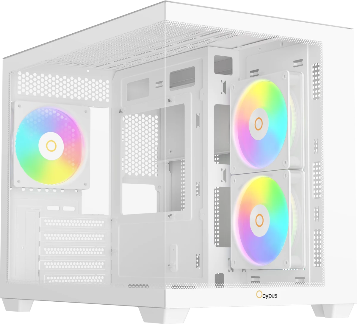 Корпус Ocypus Gamma C54 WH ARGB (Gamma-C54-WHD300XX-GL)