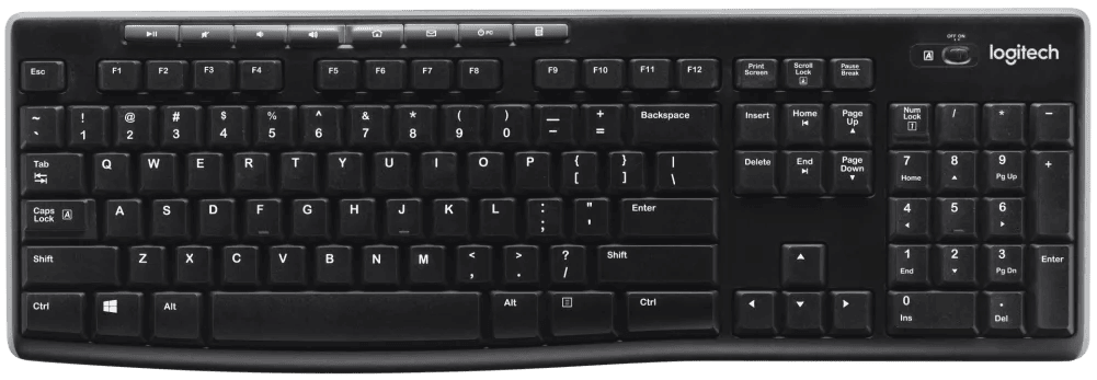 Клавиатура Logitech Wireless Keyboard K270 Black