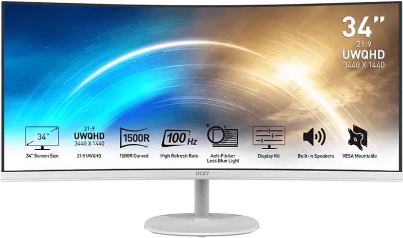 Монитор 34" MSI Pro MP341CQW