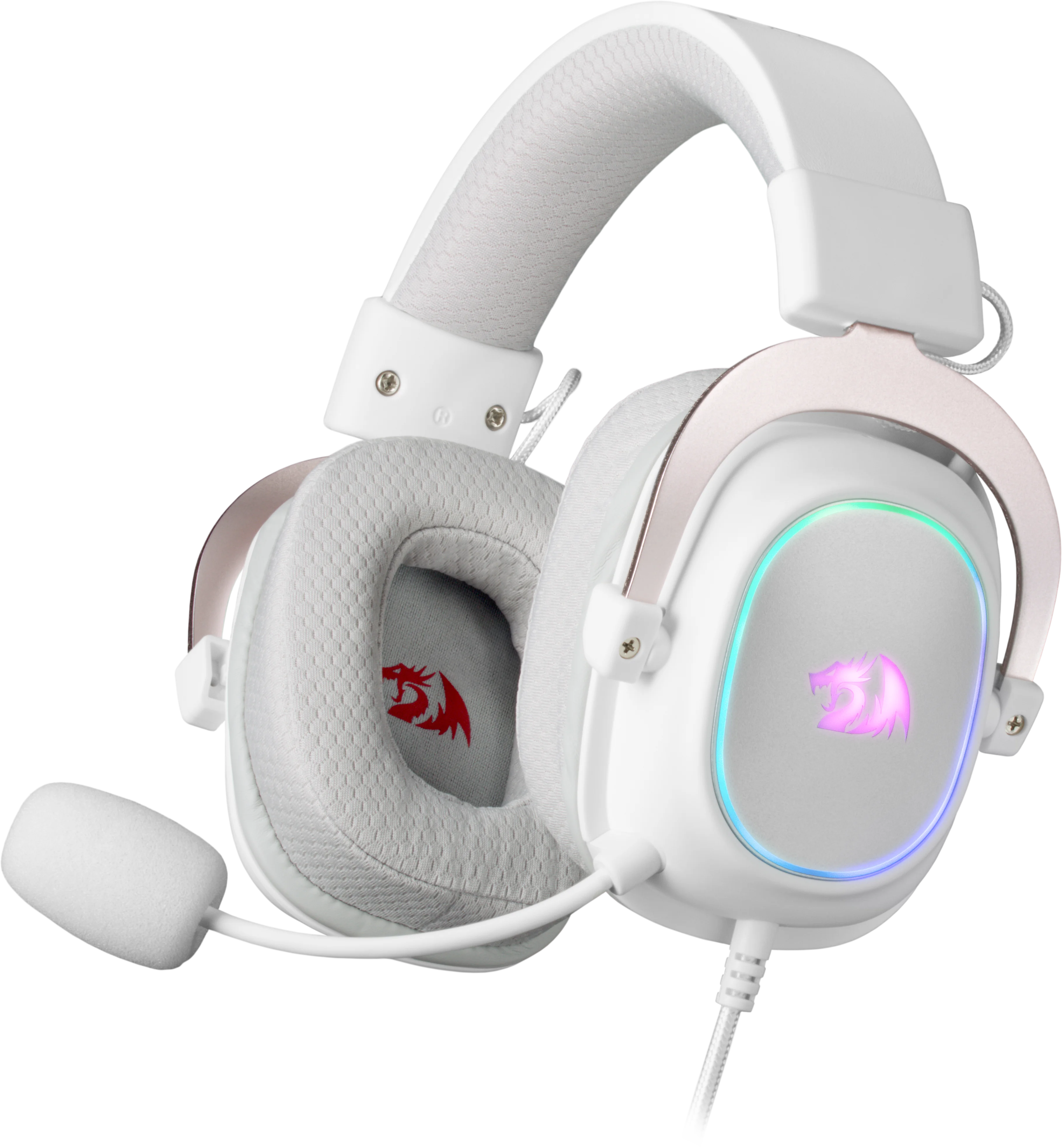 Наушники Redragon Zeus X RGB (белый) (70800)