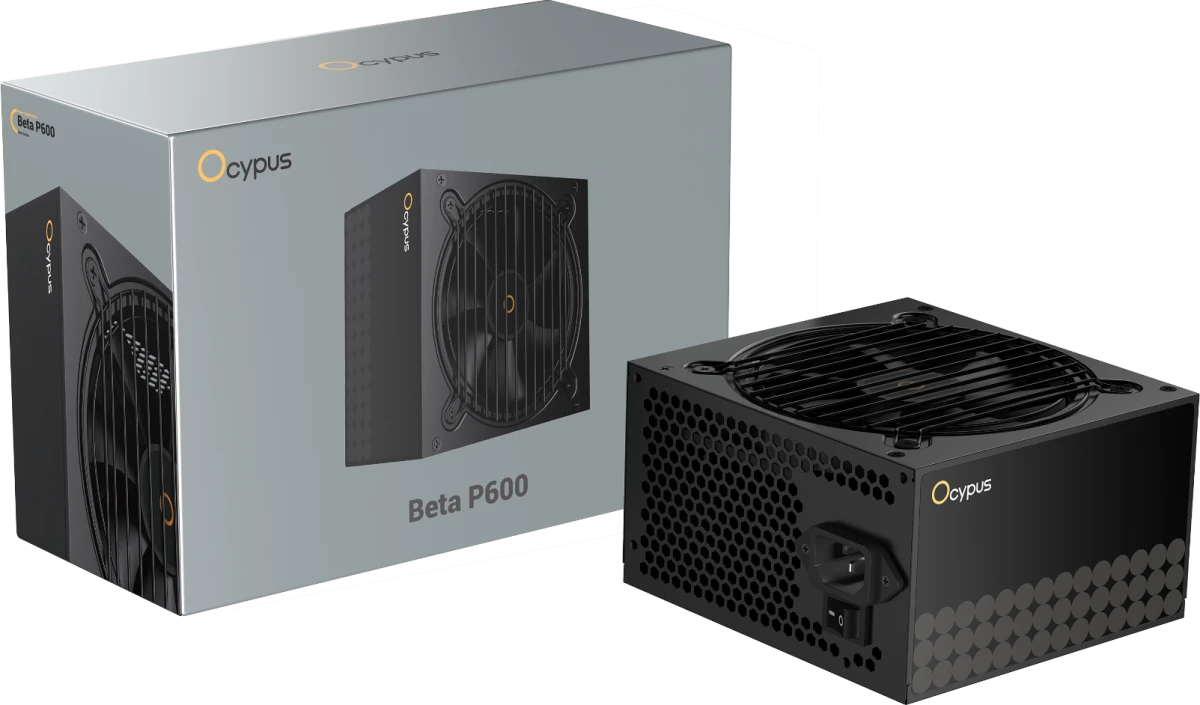 Блок питания 600W Ocypus Beta P600 BK (Beta-P600-N1HDBK024X-EU)