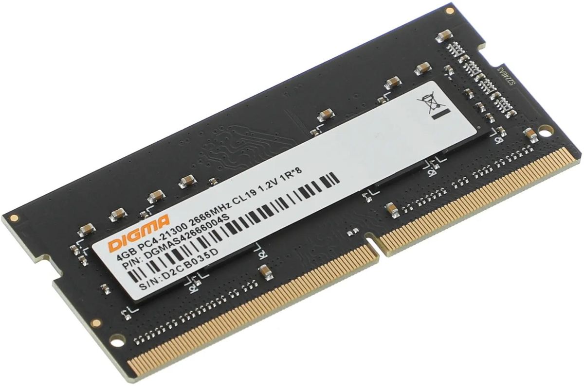 Модуль памяти 4Gb Digma DGMAS42666004S