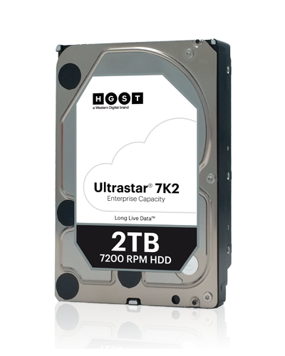 Жесткий диск 2Tb HGST Ultrastar 7K2 (HUS722T2TALA604) (SATA-6Gb/s, 7200rpm, 128Mb)