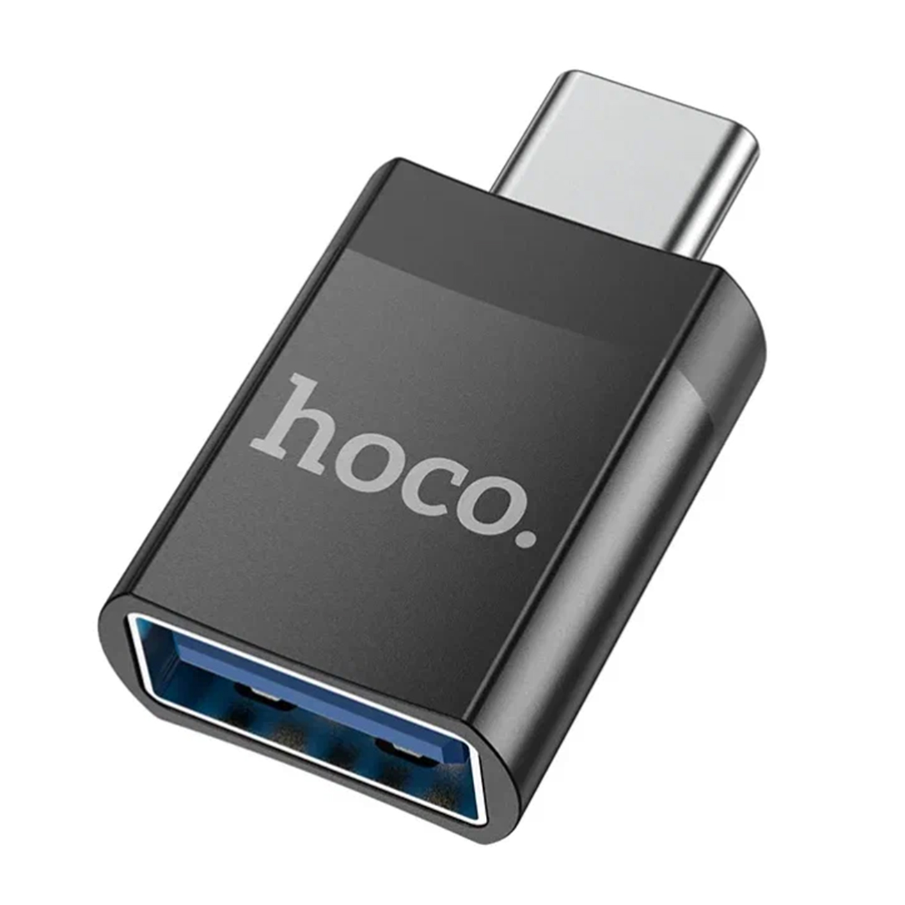 Переходник HOCO UA17 OTG (черный)
