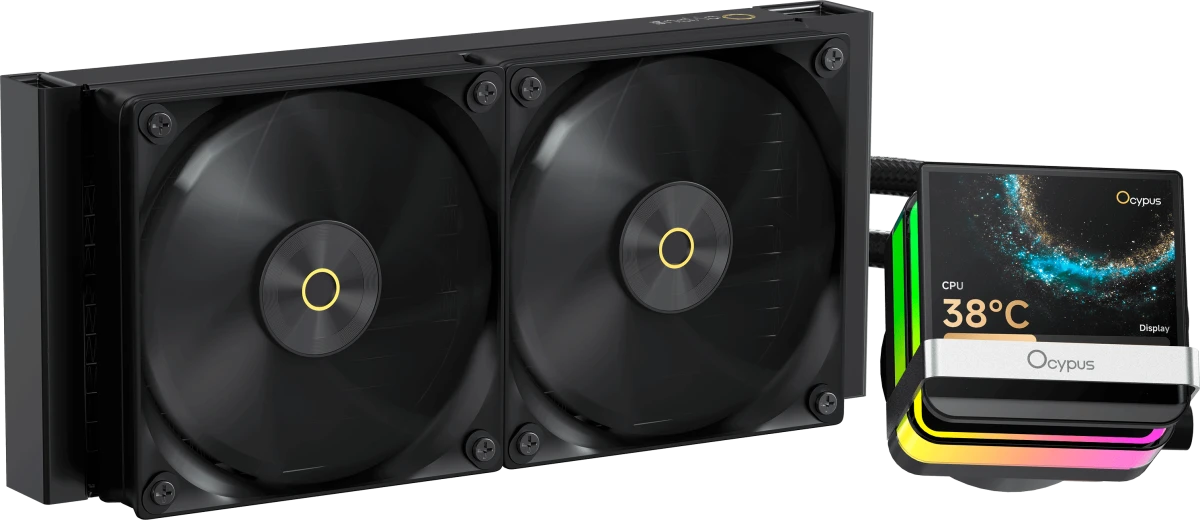 Система жидкостного охлаждения Ocypus Sigma L24 PRO BK (Sigma-L24-BK2ANWL00P-GL)