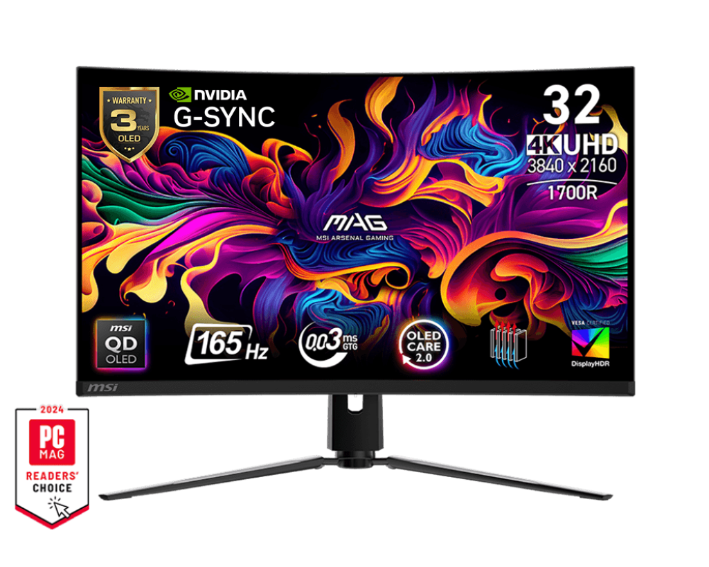 Монитор 32" MSI MAG 321CUP QD-OLED