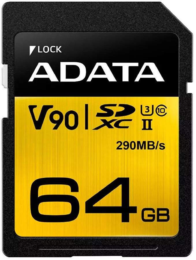 Карта памяти 64Gb ADATA Premier ONE (ASDX64GUII3CL10-C)
