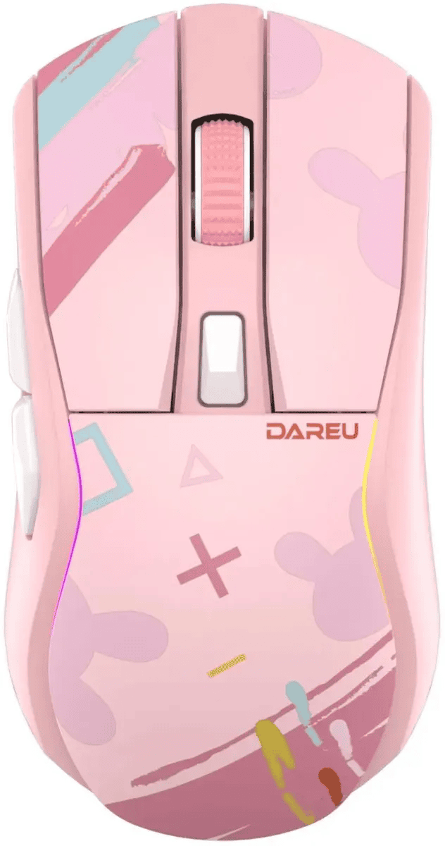 Мышь Dareu A950 (розовый)