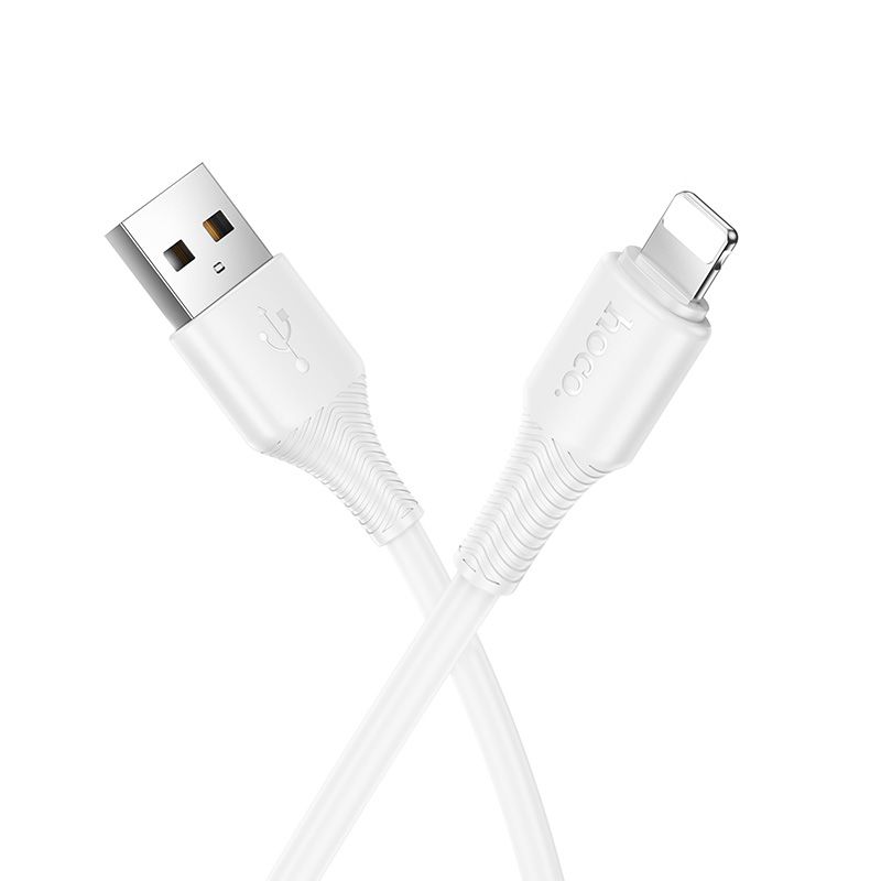 Кабель HOCO X120 USB Type-A - Lightning (белый) 6942007658874
