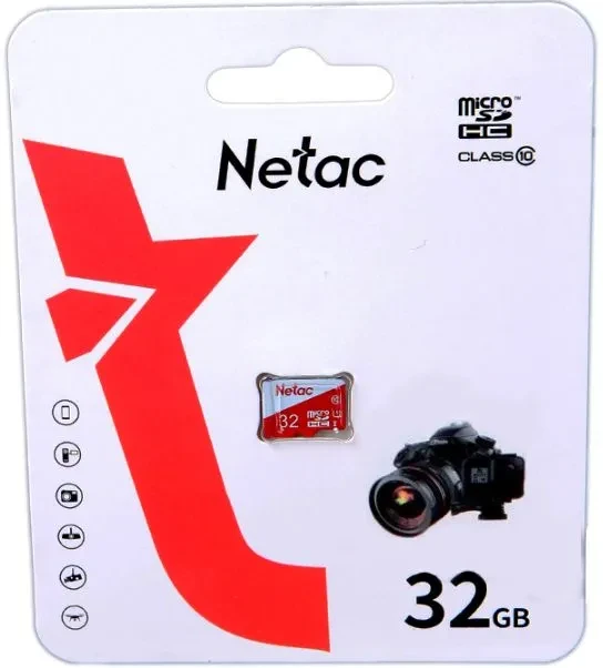 Карта памяти 32Gb Netac NT02P500ECO-032G-S