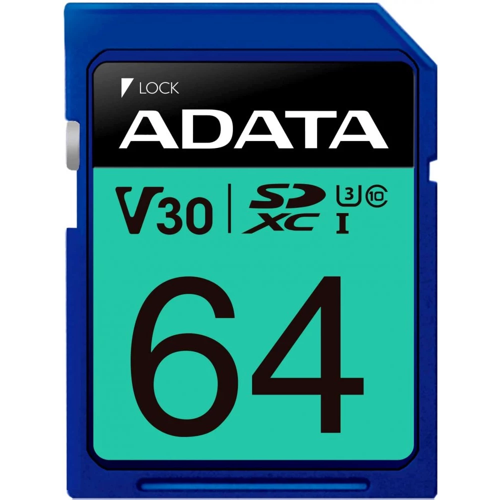 Карта памяти 64Gb ADATA Premier (ASDX64GUI3V30S-R)