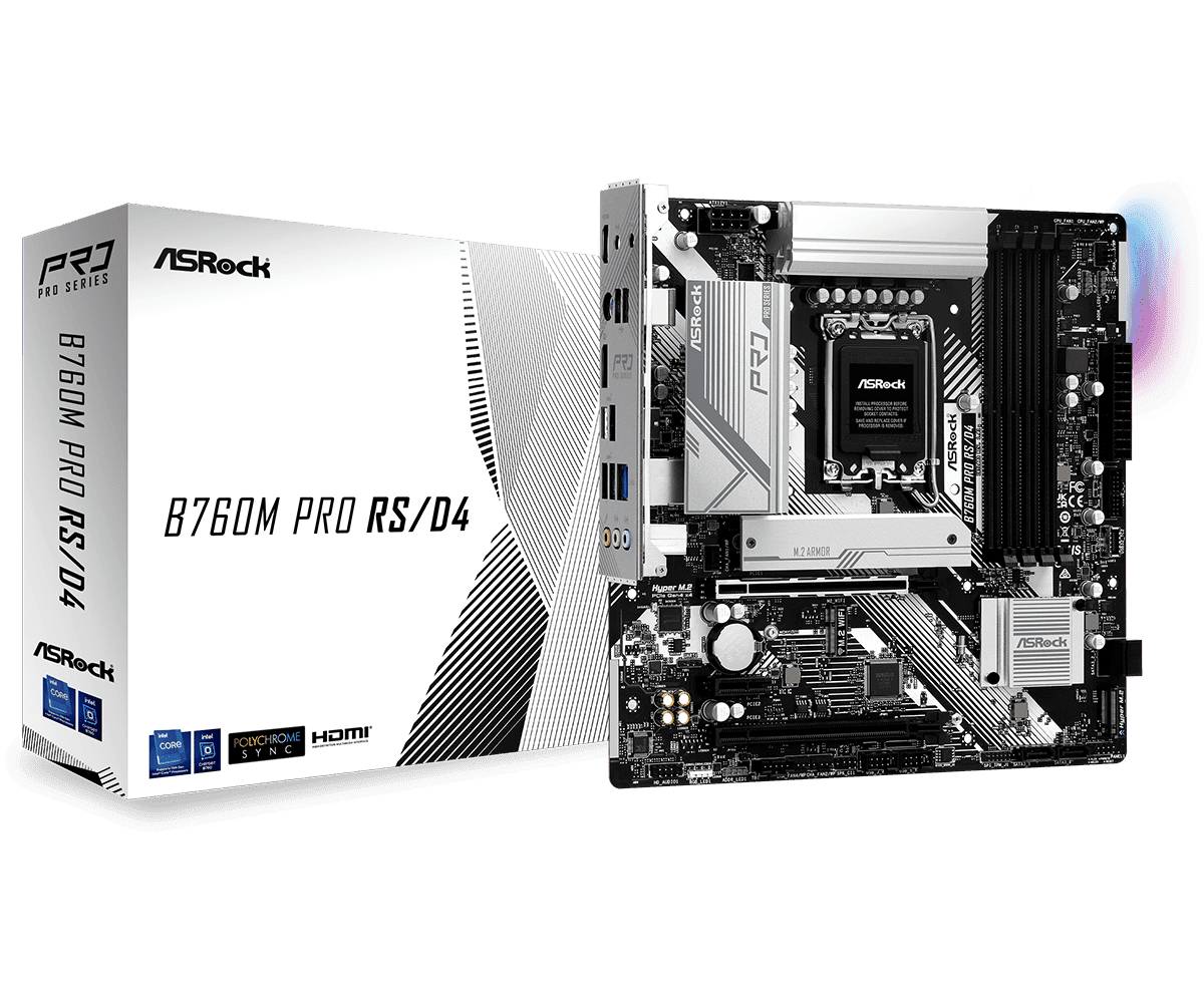 Материнская плата AsRock B760M PRO RS/D4