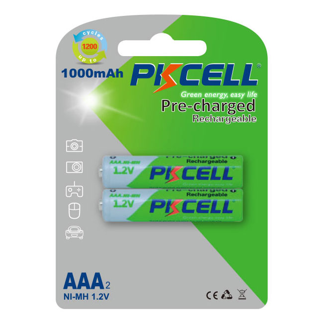 Аккумуляторы PKCELL NI-MH RTU AAA1000-2B