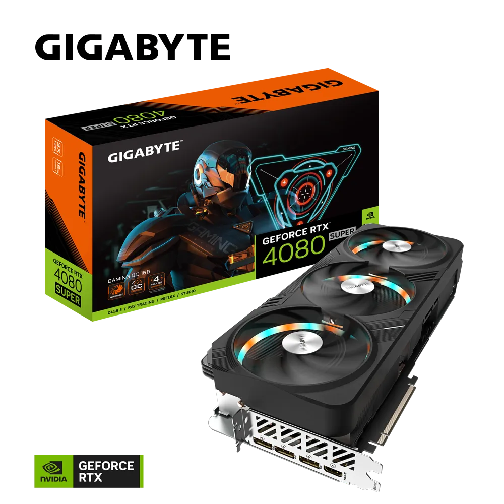 Видеокарта Gigabyte RTX 4080 Super GAMING OC (GV-N408SGAMING OC-16GD)