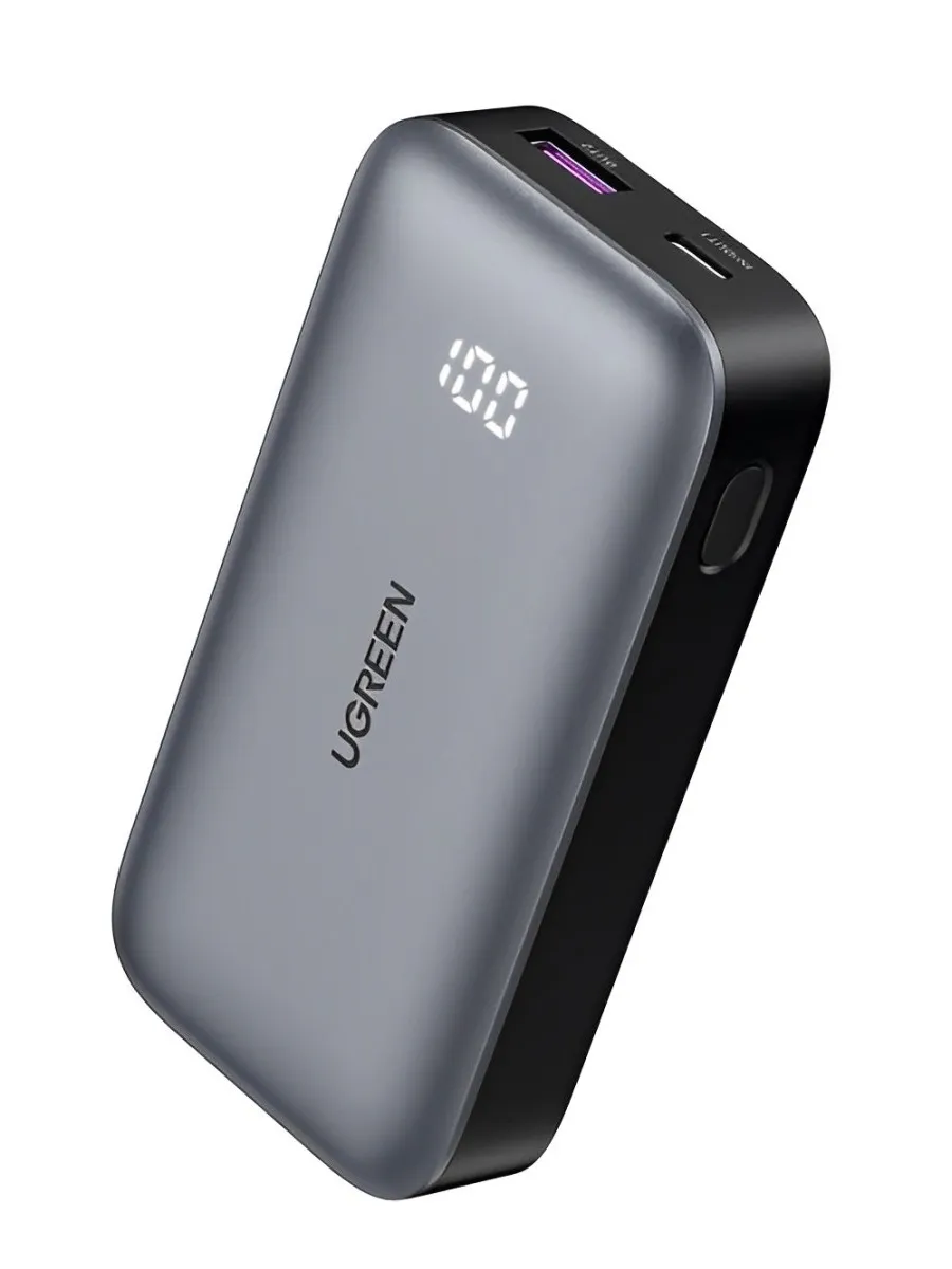 Портативное зарядное устройство Ugreen PB502 (серый) (25185)