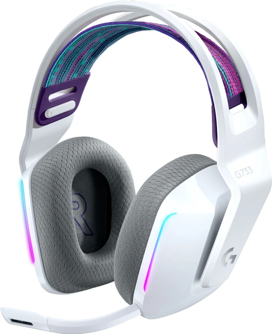 Наушники Logitech G733 Lightspeed Wireless (белый) (981-000885)