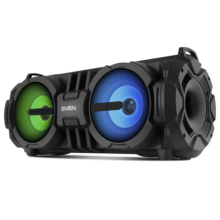 Портативная колонка Sven PS-485 Black (2x14Вт, USB, FM, Audio In, Bluetooth)
