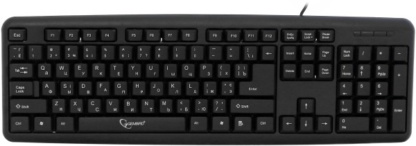 Клавиатура Gembird KB-U-103-RU USB black silent