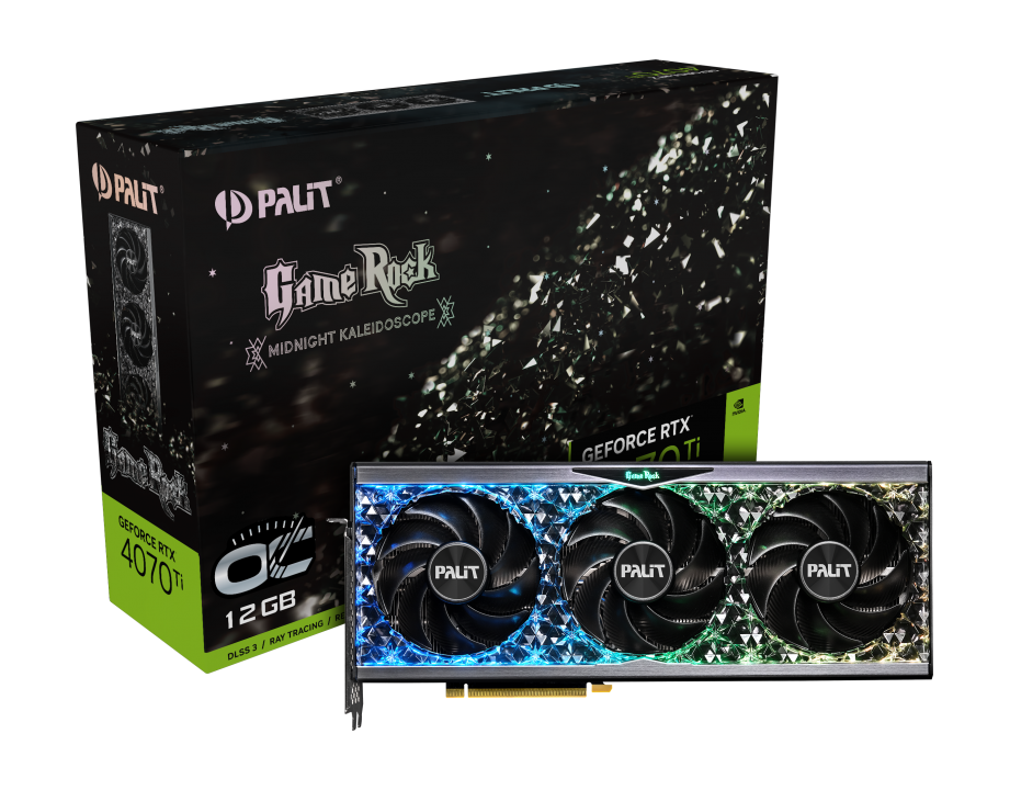 Видеокарта Palit RTX 4070Ti GameRock OC (NED407TU19K9-1045G)