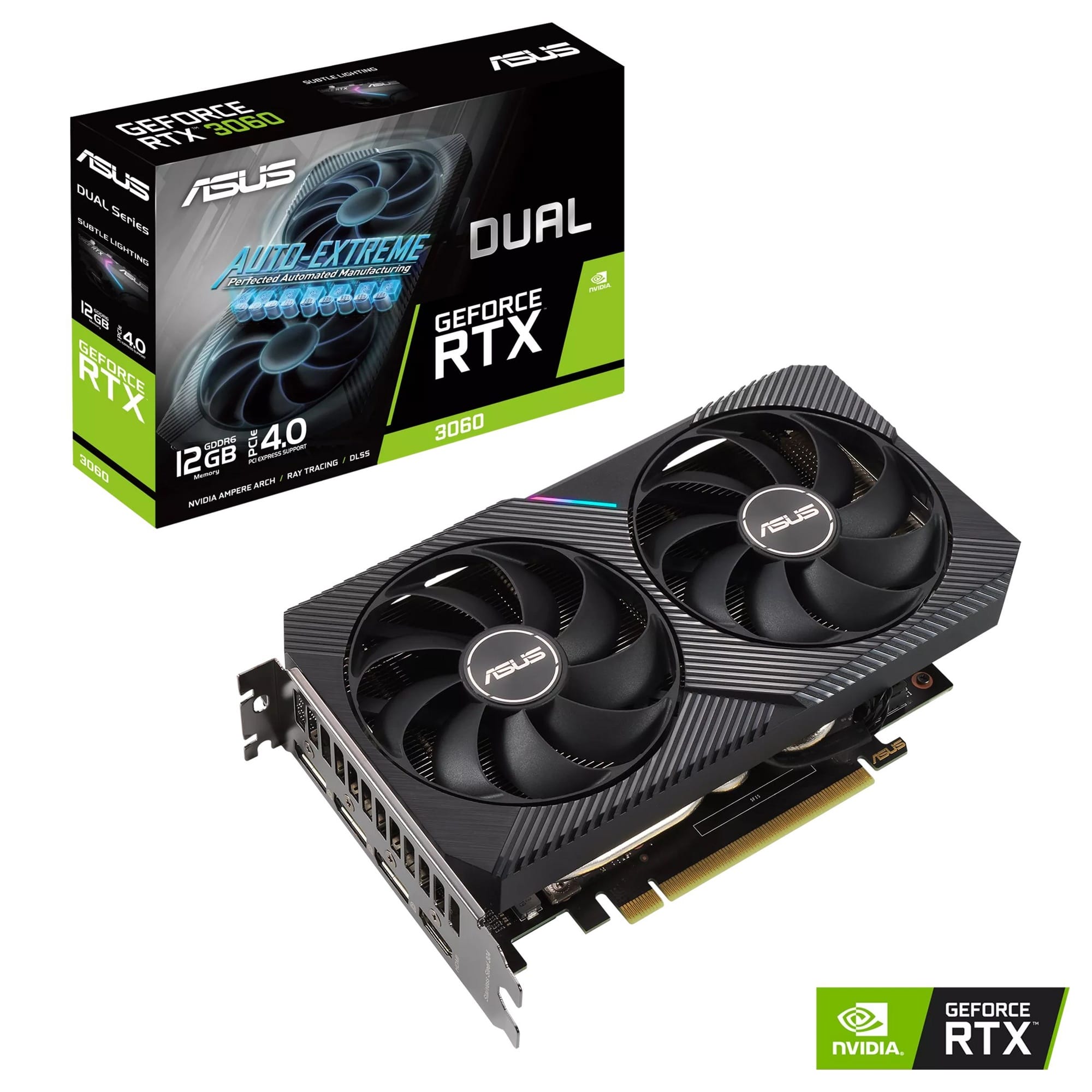 Видеокарта Asus RTX 3060 (DUAL-RTX3060-12G-V2)