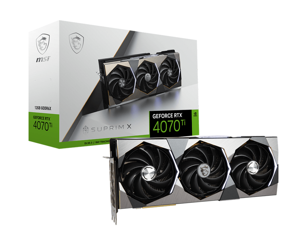 Видеокарта MSI RTX 4070Ti (RTX 4070 Ti SUPRIM X 12G)
