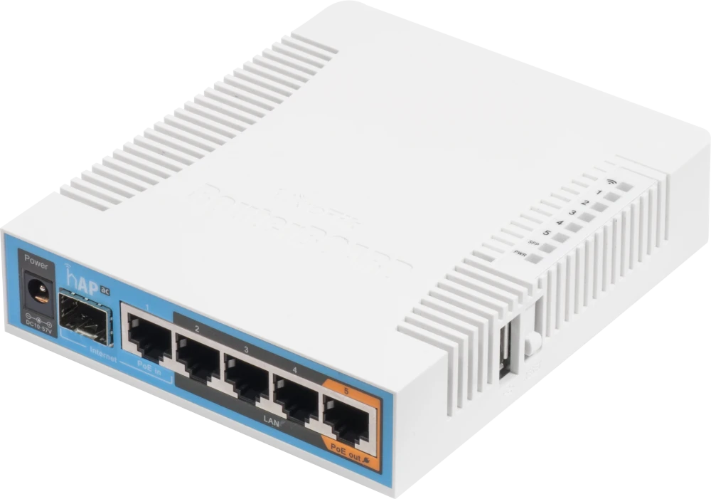 Беспроводной маршрутизатор (Wi-fi роутер) Mikrotik RB962UiGS-5HacT2HnT