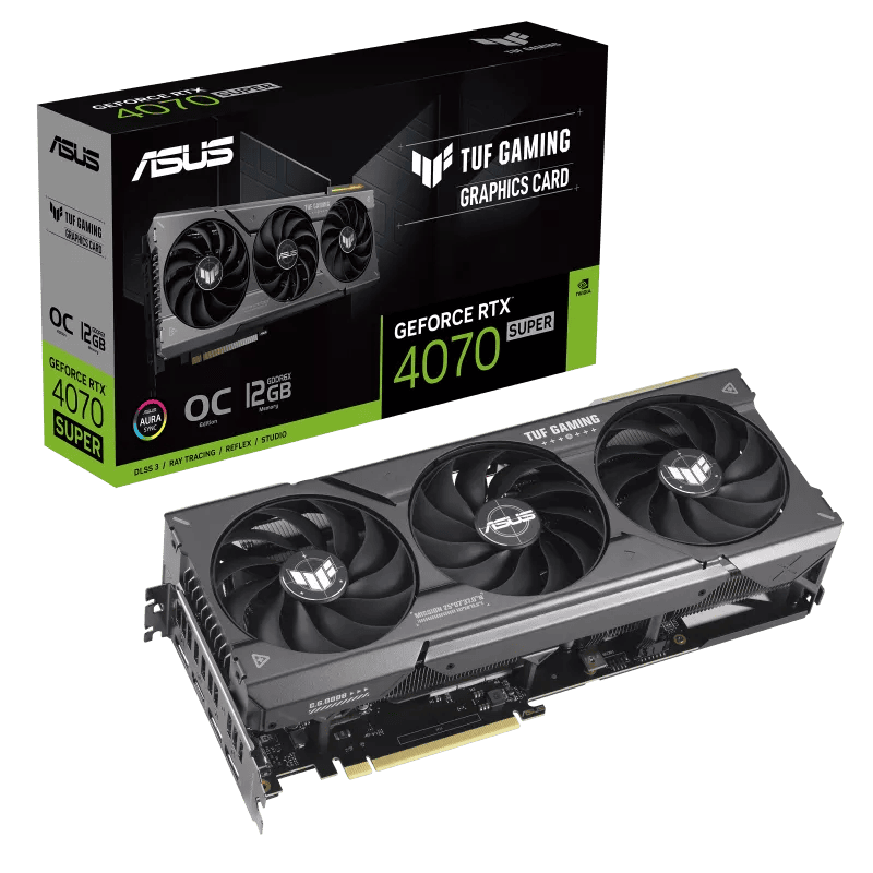 Видеокарта Asus RTX 4070 Super TUF Gaming (TUF-RTX4070S-O12G-GAMING)