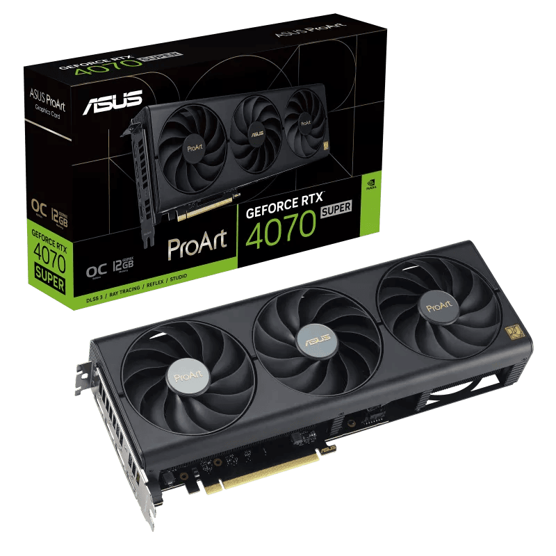 Видеокарта Asus RTX 4070 Super ProArt OC Edition (PROART-RTX4070S-O12G)