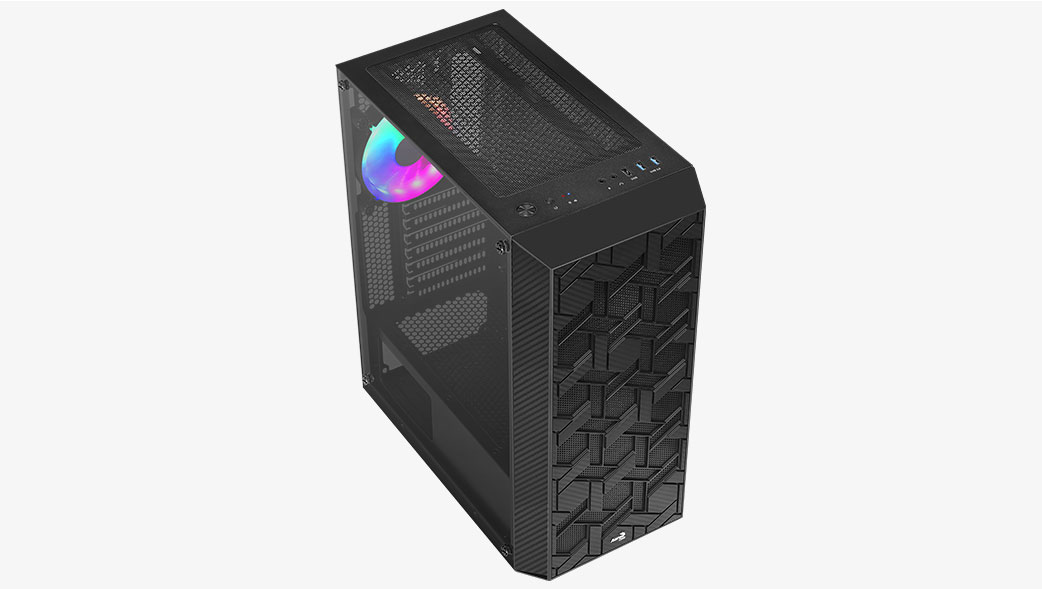 Корпус Aerocool Hive FRGB (Hive-G-BK-v3)