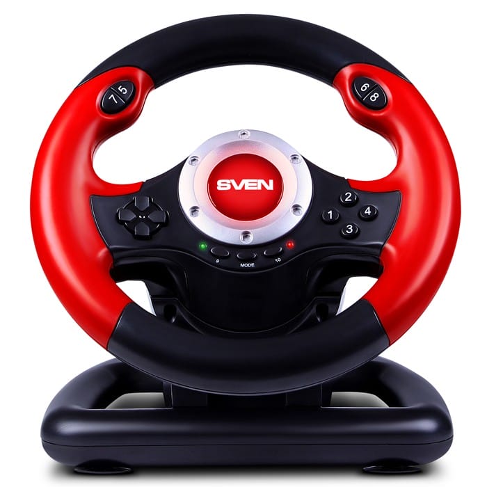 Руль Sven GC-W400 (PC, обратная связь, педали)