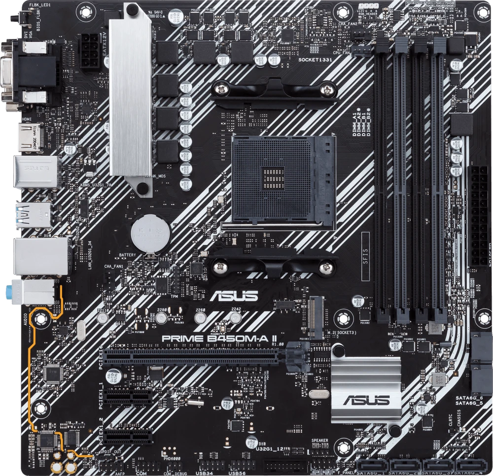 Материнская плата Asus PRIME B450M-A II