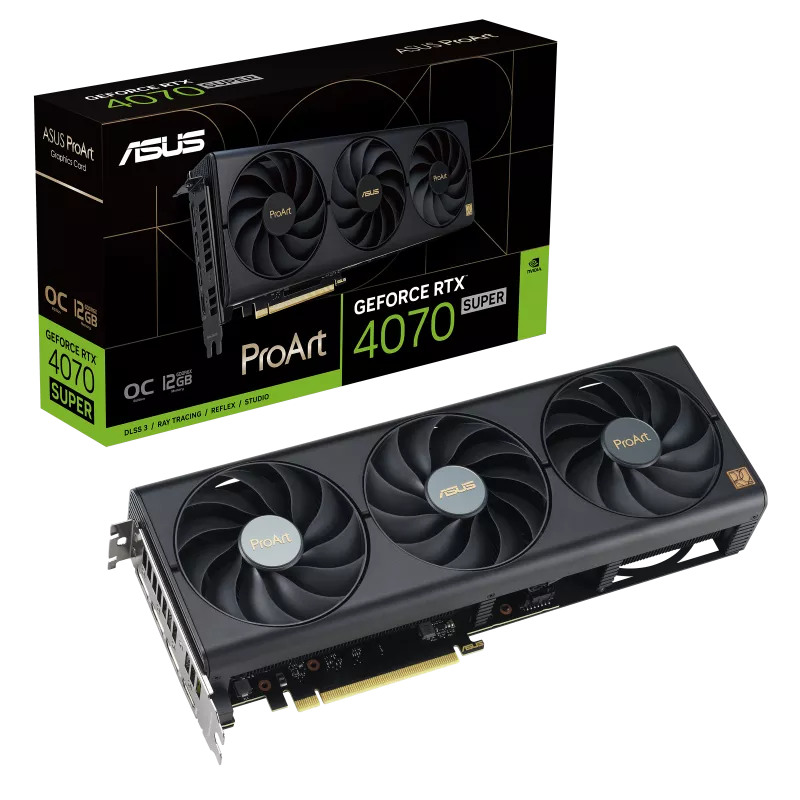 Видеокарта Asus RTX 4070 Super ProArt OC Edition (PROART-RTX4070S-O12G)