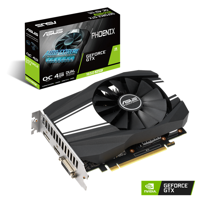 Видеокарта Asus GTX 1650 Super Phoenix OC (PH-GTX1650S-O4G)
