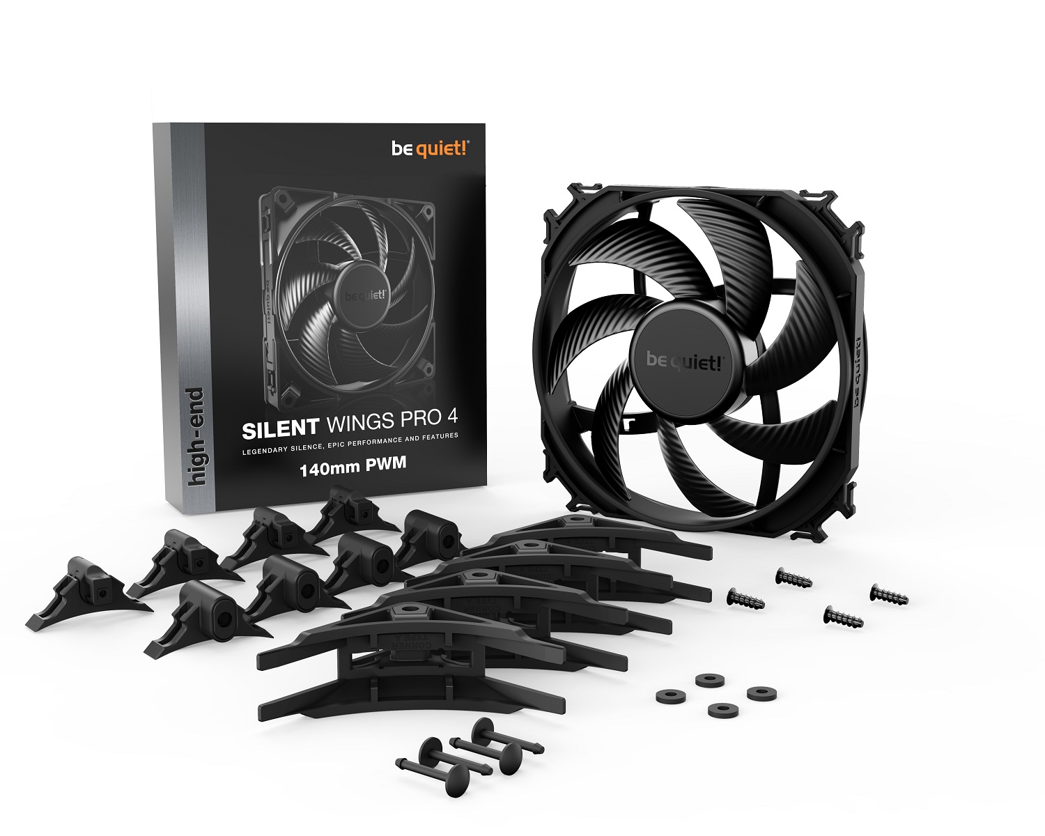 Вентилятор be quiet! SILENT WINGS PRO 4 140mm (BL099)