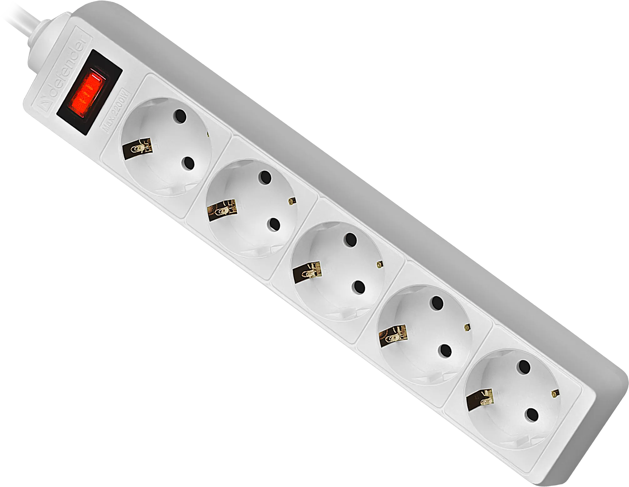 Сетевой фильтр Defender ES 3 Белый (99482)