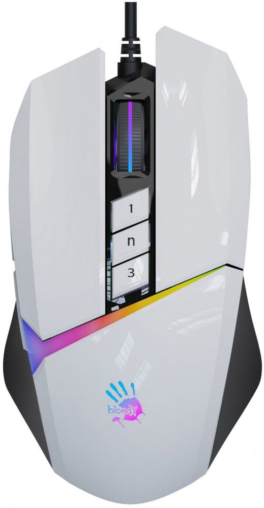 Мышь A4Tech Bloody W60 MAX белый